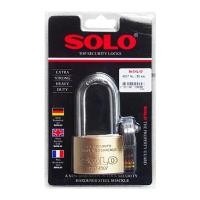 ราคา กุญแจลูกปืนคล้องคอยาวทองเหลือง SOLO รุ่น 4507 N50 mm./L (Y030715)