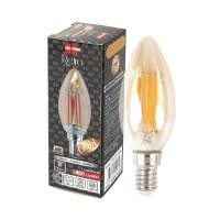 ราคา HI-TEK หลอดวินเทจทรงจำปา LED 4 วัตต์ Warm White รุ่น HLLC41404G กระจกชาทอง E14 (Y035440)