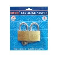 ราคา กุญแจคีย์อะไลค์ลูกปืนคล้องคอสั้นทองเหลือง ISON รุ่น KA (Y035904)