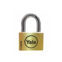 ราคา กุญแจลูกปืนคล้องคอสั้นทองเหลือง YALE รุ่น BD50 ขนาด 50 (Y035964)