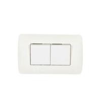 ราคา ชุดสวิตซ์ 2ทาง 1.5ช่องพร้อมหน้ากาก BTICINO Bamboo รุ่น (Y039715)