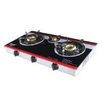 ราคา CLARTE เตาแก็สหัวทองเหลือง 3 หัว GBG3834 (Y052015)