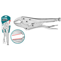 ราคา TOTAL คีมล็อค รุ่น THT191002 ปากตรง 10 นิ้ว ( Carbon Steel Straight Jaw Plier ) (Y052138)