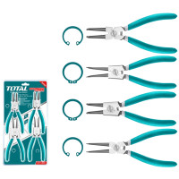 ราคา TOTAL คีมหนีบ-ถ่าง 4 ตัวชุด รุ่น THT114041 ขนาด 7 นิ้ว ( Cliclip Plier ) (Y052144)