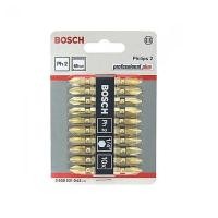 ราคา BOSCH ดอกไขควงลม สีทอง PH2x65mm. #2608521042 (10ดอก/แพ็ (Y054229)