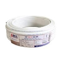 ราคา สายไฟ BCC รุ่น VAF 2x1.5 SQ.mm. ขนาด 30 เมตร. สีขาว (Y069929)