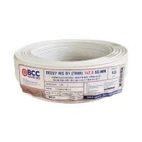 ราคา สายไฟ BCC รุ่น 60227 IEC 01 (THW) 1x2.5 SQ.MM. ขนาด 100 ม. สีขาว (Y069937)