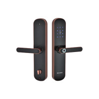 ราคา ไฮล็อค กลอนประตูดิจิตอล เอชแอล-611R สีทองแดง (Y073347)