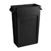 ราคา Slim Jim® ถังอเนกประสงค์สีดำ รับเบอร์เมด ไทยแลนด์ FG354060BLA สีดำ ใบ (Y074016)
