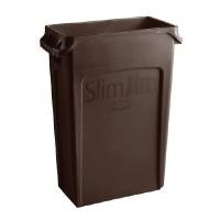 ราคา Slim Jim ถังอเนกประสงค์ รับเบอร์เมด ไทยแลนด์ 1956187 สีน้ำตาล (Y074075)