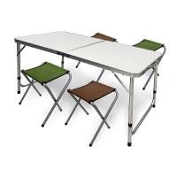 ราคา ชุดโต๊ะสนาม + เก้าอี้ 4 ตัว Gransport กิจกรรมตั้งแคมป์ (Y075151)