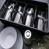 ราคา TwinFish ถาดใส่ช้อนส้อม4ช่อง Twin Fish SFH-3BK สีดำ pcs (Y075202)