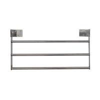 ราคา ราวแขวนติดผนัง สเตนเลส KASSA HOME รุ่น CRS-6030-3 ขนาด 30 x 60 x 6 ซม. สีเงิน (Y077343)