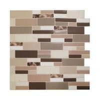 ราคา วอลล์เปเปอร์ติดผนัง Mosaic 3D KASSA HOME รุ่น HJ-A14 ขนาด 30.5x30.5x0.1 ซม. (กล่อง 10 ชิ้น) สีน้ำตาล (Y077580)