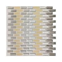 ราคา วอลล์เปเปอร์ติดผนัง Mosaic 3D KASSA HOME รุ่น HJ-A16 ขนาด 30.5x30.5x0.1 ซม. (กล่อง 10 ชิ้น) สีเทา (Y077584)