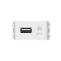 ราคา เต้ารับเดี่ยว USB 2.1 A SCHNEIDER รุ่น CONCEPT 3031USB_WE กำลัง 2.1 แอมป์ สีขาว (Y077639)