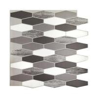 ราคา วอลล์เปเปอร์ติดผนัง Mosaic 3D KASSA HOME รุ่น HJ-ATL11 ขนาด 30.5x30.5x0.1 ซม. (กล่อง 10 ชิ้น) สีเทา (Y077715)