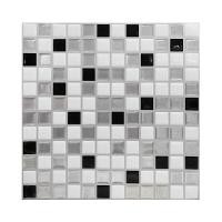 ราคา วอลล์เปเปอร์ติดผนัง Mosaic 3D KASSA HOME รุ่น HJ-E010 ขนาด 30.5x30.5x0.1 ซม. (กล่อง 10 ชิ้น) สีเงิน (Y077721)