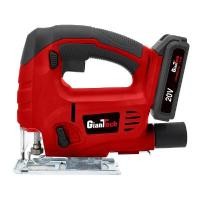 ราคา เลื่อยจิ๊กซอว์ไร้สาย GIANT TECH รุ่น JS02 กำลัง 20 โวลต์ สีแดง - ดำ (Y077840)