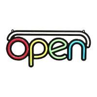 ราคา ป้ายไฟติดผนัง OPEN LUZINO รุ่น NS-011 ขนาด 36 x 2 x 16 ซม. สี RGB (Y078270)