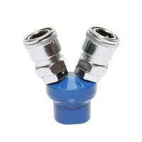 ราคา ข้อต่อลม ทางกลม KING ขนาด 2-2 หุน สีเงิน (Y081359)