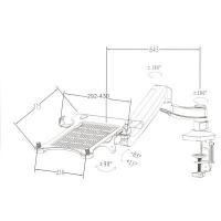 ราคา DF Prochair | ที่ยึดจอคอมพิวเตอร์ รุ่น DLB504 (Y081291)