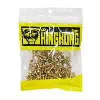 ราคา สกรูปลายสว่านหัวเรียบ/Flat GIANT KINGKONG รุ่น SDF-834 ขนาด 8x3/4 นิ้ว (แพ็ก 100 ตัว) สีซิงค์รุ้ง (Y081396)