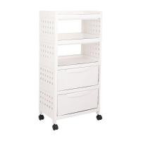 ราคา INDEX LIVING MALL ตู้ลิ้นชักพร้อมชั้นวางของมีล้อ รุ่นโนรินะ - สีขาว (Y082617)