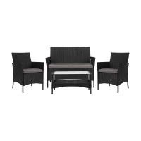 ราคา PORTA ชุดโซฟาสนาม BK/GY INDEX LIVING MALL (Y083133)