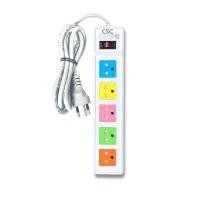 ราคา รางปลั๊กไฟ มอก. Colorful 5ช่อง 3เมตร CSC AS551MC-3m (Y083759)