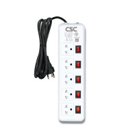 ราคา างปลั๊กไฟ มอก. 5ช่อง 5สวิตช์ 3เมตร CSC AS155-3m (Y083783)