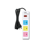 ราคา รางปลั๊กไฟ มอก. Colorful 3ช่อง 3เมตร CSC AS531MC-3m (Y083775)