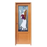 ราคา ประตูชุดเซต UPVC พร้อมวงกบ ลูกบิด บานพับ KASSA รุ่น PD-8161 เจ้าหญิง ขนาด 70 x 200 ซม. สีน้ำตาลอ่อน (Y084405)