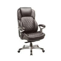 ราคา INDEX LIVING MALL เก้าอี้สำนักงาน พนักพิงสูง หนังบอนด์ รุ่นโทน - สีดำ (Y084479)