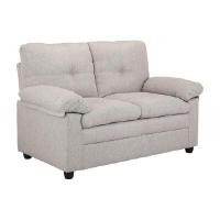 ราคา Furinbox โซฟาผ้า 2 ที่นั่ง รุ่น AUGUSTA - สีน้ำตาลอ่อน (Y084686)