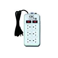 ราคา รางปลั๊กไฟ มอก 2สวิตช์ 6ช่อง 3ม. CSC AS562-3m (Y084705)