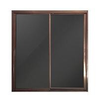 ราคา ประตูอะลูมิเนียมบานเลื่อน NK รุ่น 2 ช่อง ขนาด 199 x 204.5 ซม. สีชา (Y085231)