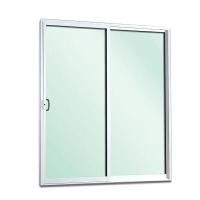 ราคา ประตูอะลูมิเนียมบานเลื่อน NK รุ่น 2 บาน กระจกใสเขียว ขนาด 199 x 204.5 ซม. สีขาว (Y085232)