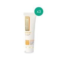 ราคา ครีมกันแดดชนิดไม่มีสารเคมี SPF 50+ PA+++ (สีขาว) 15 g. (แพ็ค 3) สมูทอี (Y085687)