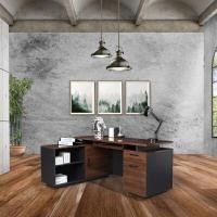 ราคา INDEX LIVING MALL ชุดโต๊ะทำงาน รุ่นพรีเซ็นซ์ - สีโนเซ่ แชมเปญ/แอนทราไซด์ (Y087312)