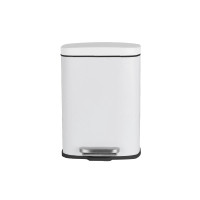 ราคา ถังขยะสแตนเลสสีขาว(soft closed) ขนาดความจุ 5 ลิตร COMBI WARE WBS007L05-WHT (Y088130)