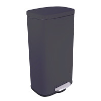 ราคา ถังขยะสแตนเลสสีดำ(soft closed) COMBI WARE ขนาดความจุ 30 ลิตร WBS007L30-BLA (Y088135)