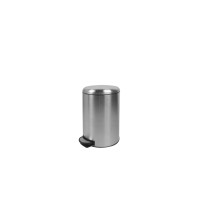 ราคา ถังขยะสเตนเลสทรงกลม แบบเท้าเหยียบพร้อมฝาปิด ความจุ 6 ลิตร COMBI WARE WBR020L06 (Y088414)