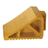 ราคา ยางกั้นล้อชนิดพกพา ร้านไทยจราจร ขนาด 11.5x24x17.5 Cm. สีเหลือง (Y088675)