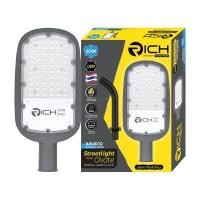 ราคา โคมไฟถนน LED 50W RICH โอเวท สีคูล เดย์ ไวท์ (Y088777)