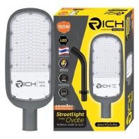 ราคา โคมไฟถนน LED 150W RICH โอเวท สีวอร์มไวท์ (Y088769)