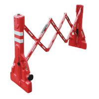 ราคา แผงกั้นพลาสติกยืดหดได้ ร้านไทยจราจรสีแดง กว้าง 230 cm สูง 106 cm. (Y089142)