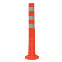 ราคา เสาหลักจราจรล้มลุกได้สีส้ม วัสดุ TPU ร้านไทยจราจร75 Cm. (Y089217)