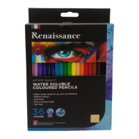 ราคา สีไม้ระบายน้ำ Renaissance 36 สี (Y089265)