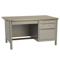 ราคา โต๊ะทำงานเหล็ก 3.5 ฟุต ไทโย TTD-35 สีเทาเข้ม (Y090249)